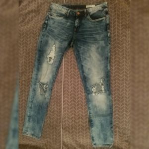 BlankNYC Skinny Classique Distressed Jeans Size 27